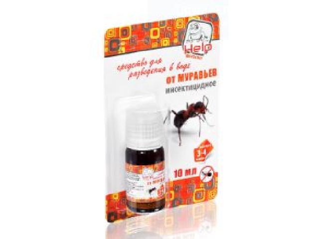 HELP Средство от МУРАВЬЕВ для разведения в воде 10 мл /50 80274